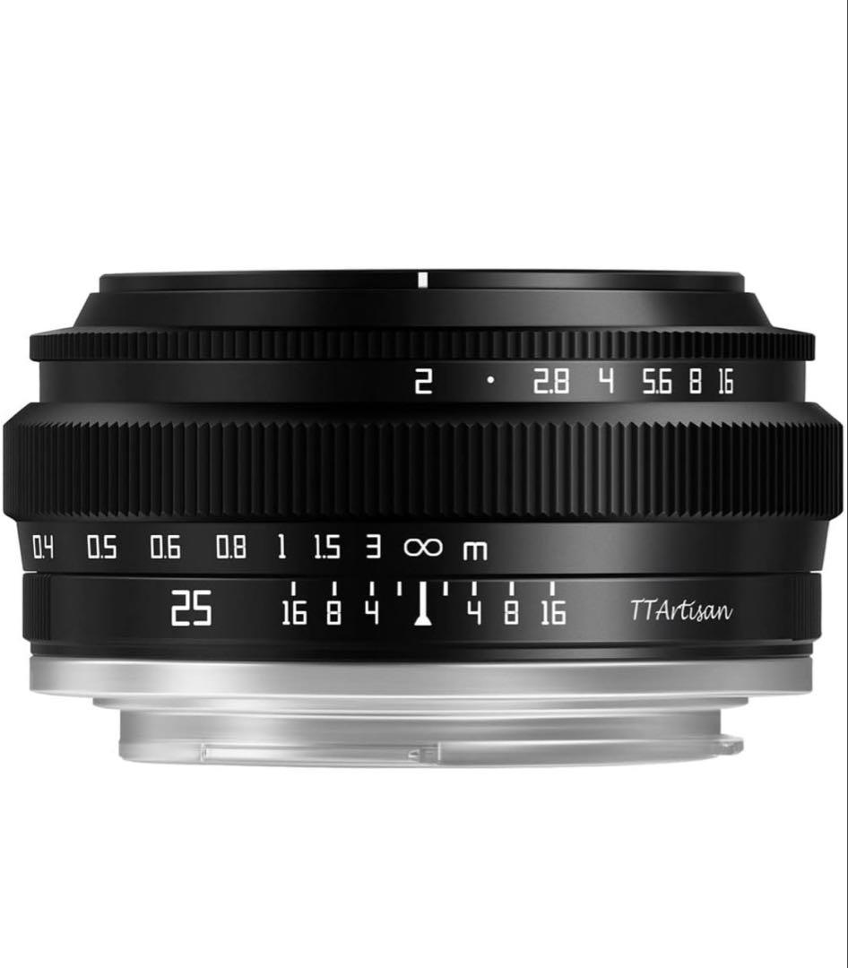 TTArtisan 25mm f/2 C マイクロフォーサーズ レンズ ブラック