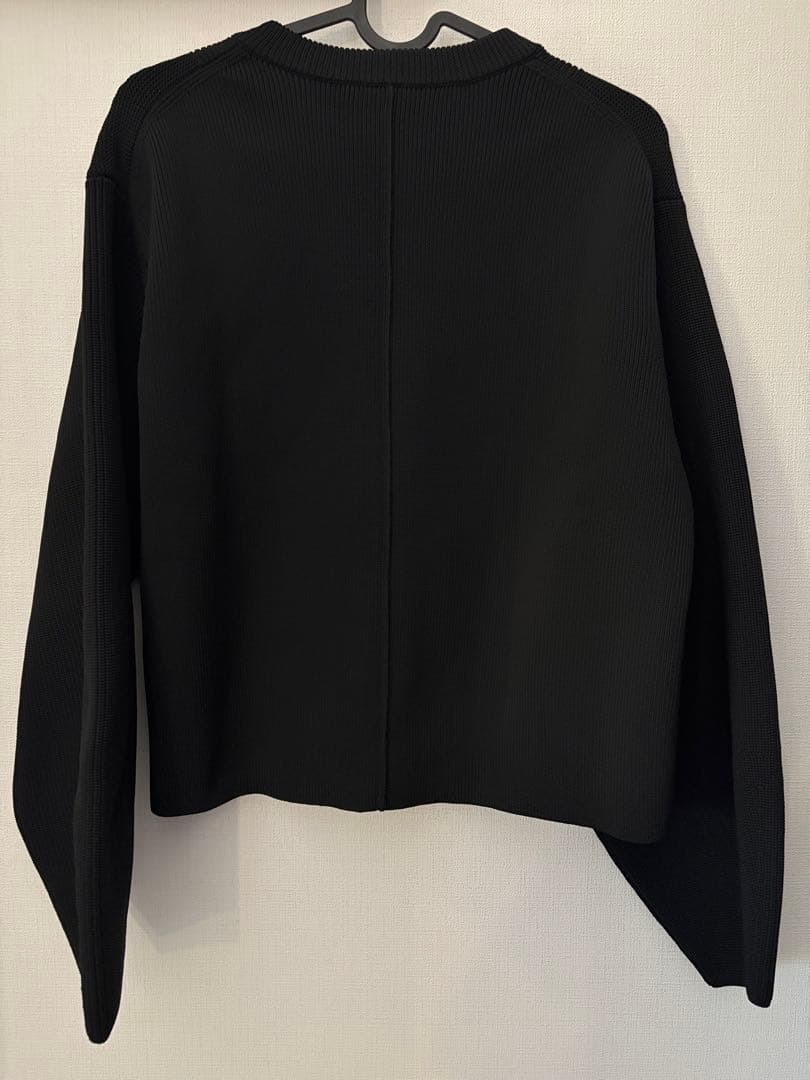 ADAM ET ROPE' セレクトネックウェーブボタンカーディガン