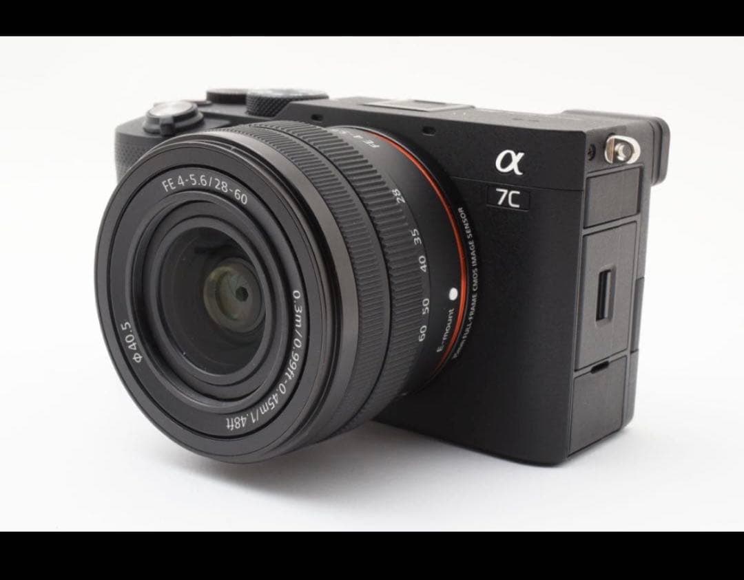 ★美品 SONYソニー α7C 28-60mm f4-5.6 ズームレンズキット