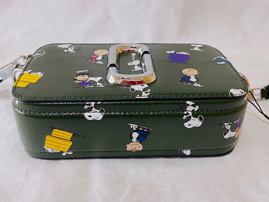 MARC JACOBS スヌーピーコラボ カメラバッグ ダークグリーン