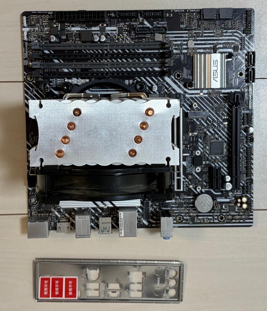 Core i5 11400F + ASUS マザーボード + 16GB メモリ