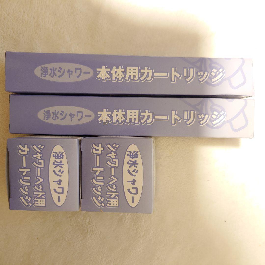 2セット素粒水フリーサイエンス浴室シャワー用カートリッジ本体用＋シャワーヘッド用