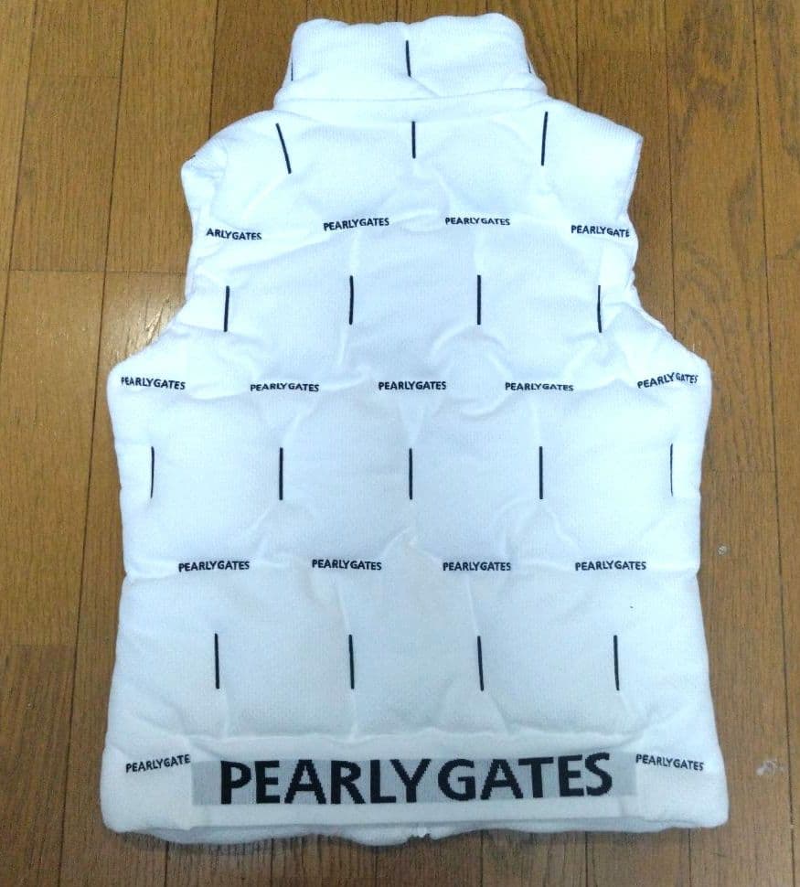 PEARLY GATES フード付き中綿 ダウンベスト レディース