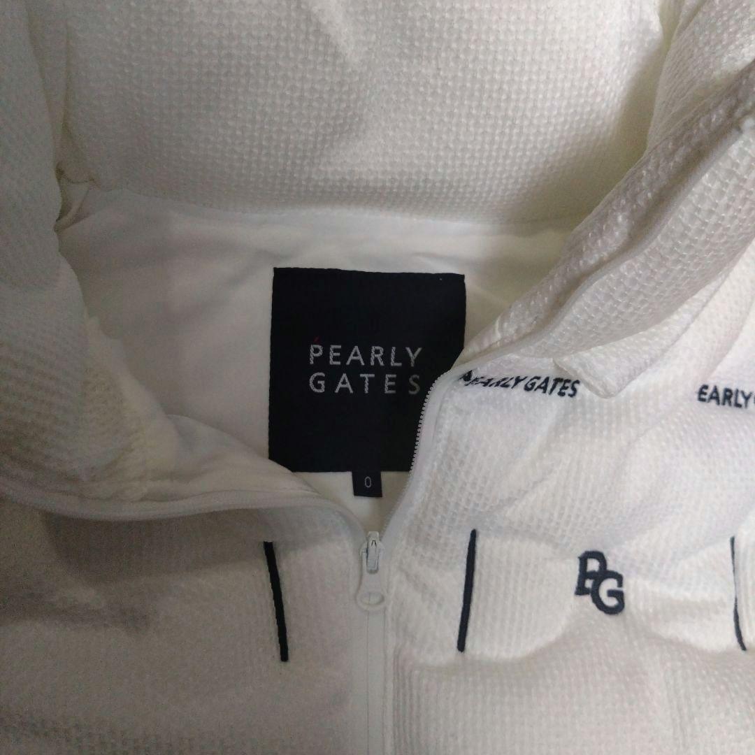 PEARLY GATES フード付き中綿 ダウンベスト レディース