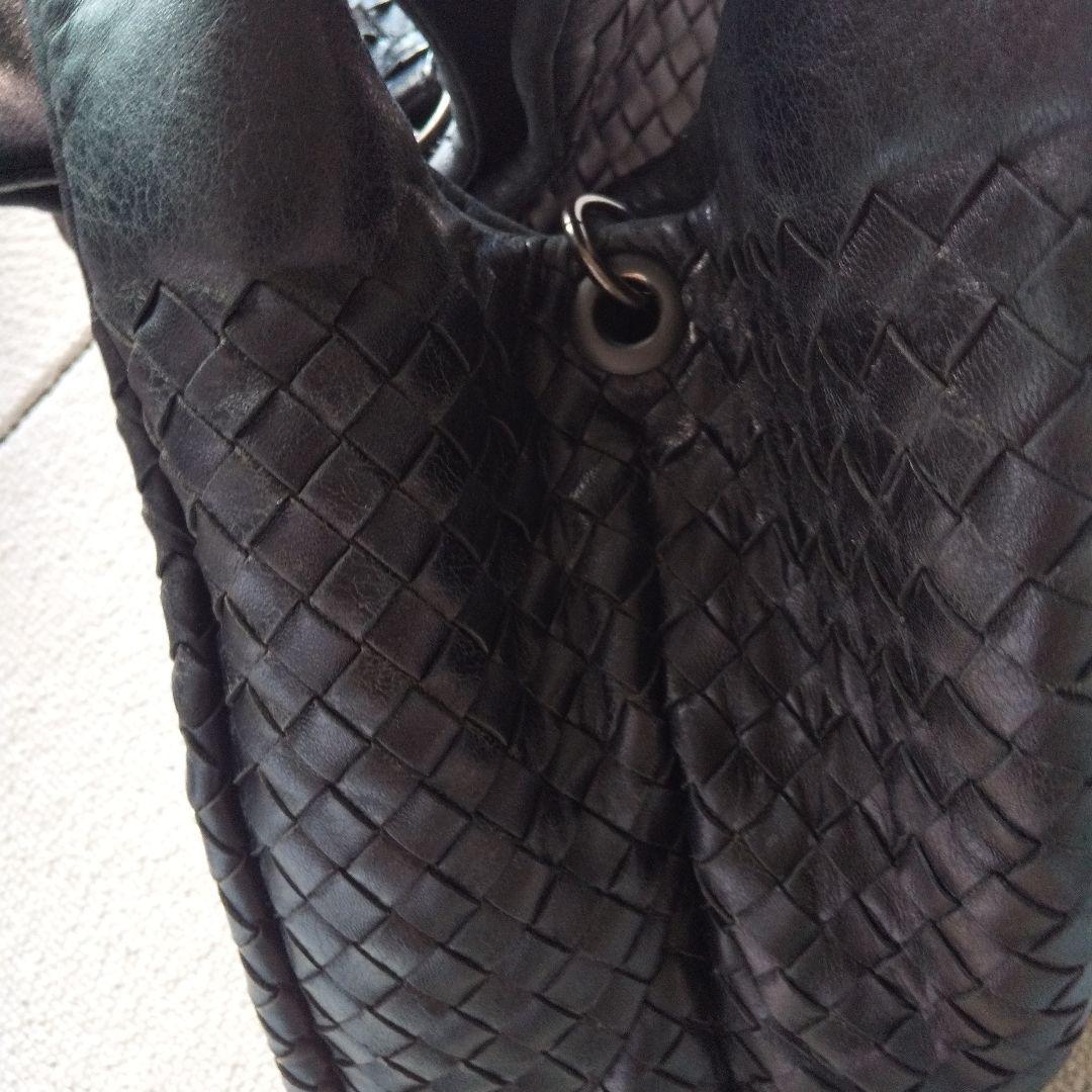 ボッテガ・ヴェネタ ブラックショルダーバッグ