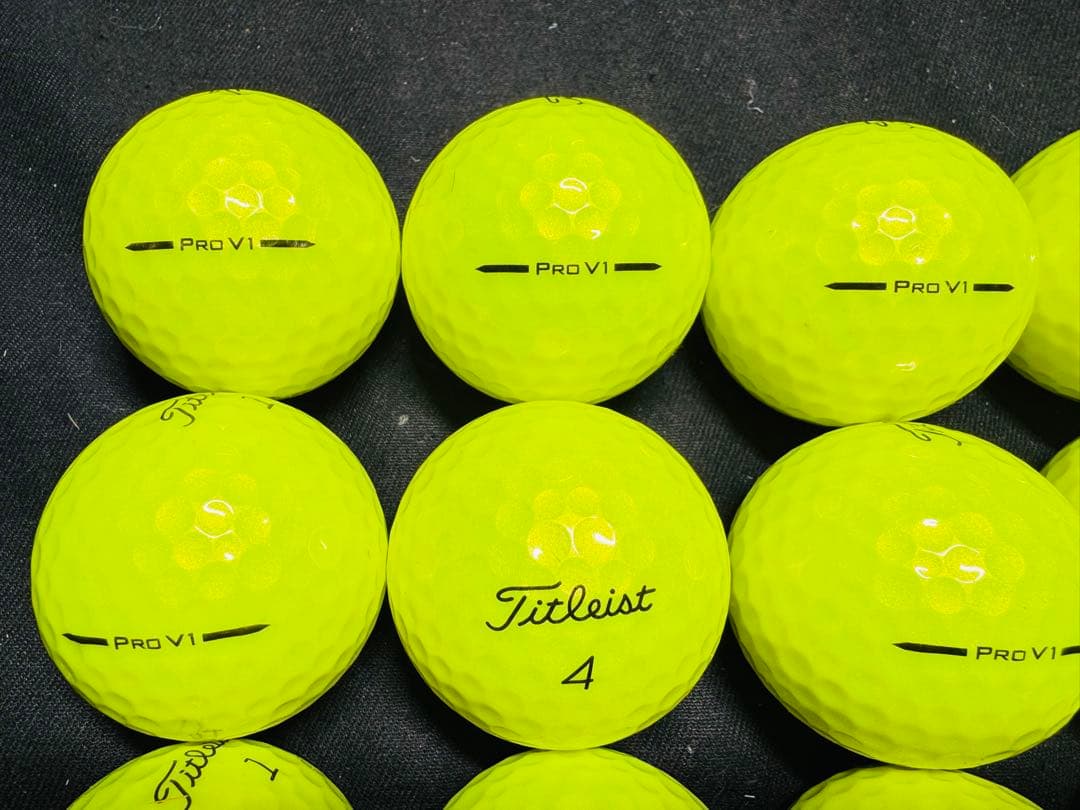 最新 タイトリスト PRO V1 2025年モデル 20個　　イエロー