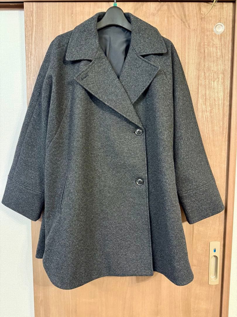 GU コージーメルトンケープコート Lサイズ