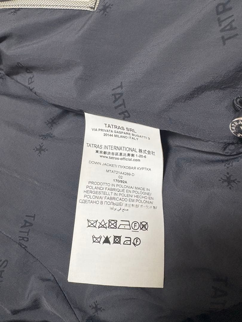 ブラック　02 タトラス ドミツィアーノ　TATRAS DOMIZIANO