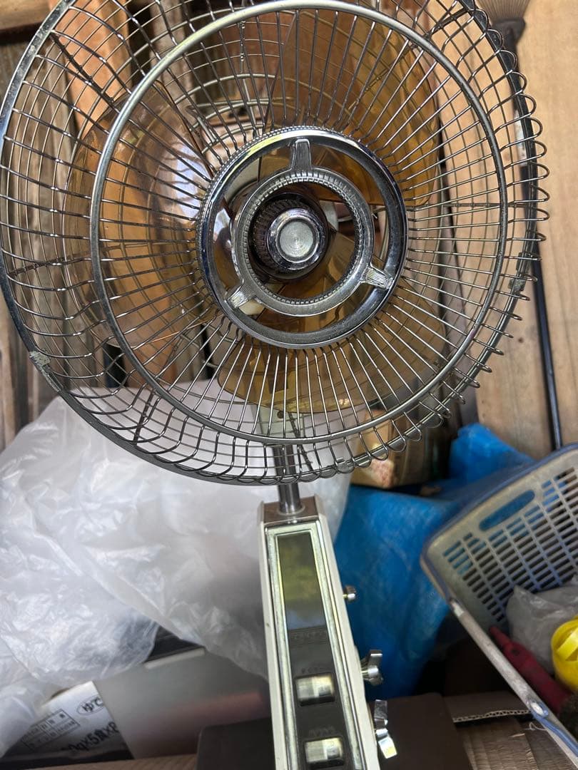 ヒタチ 扇風機 操作パネル付き