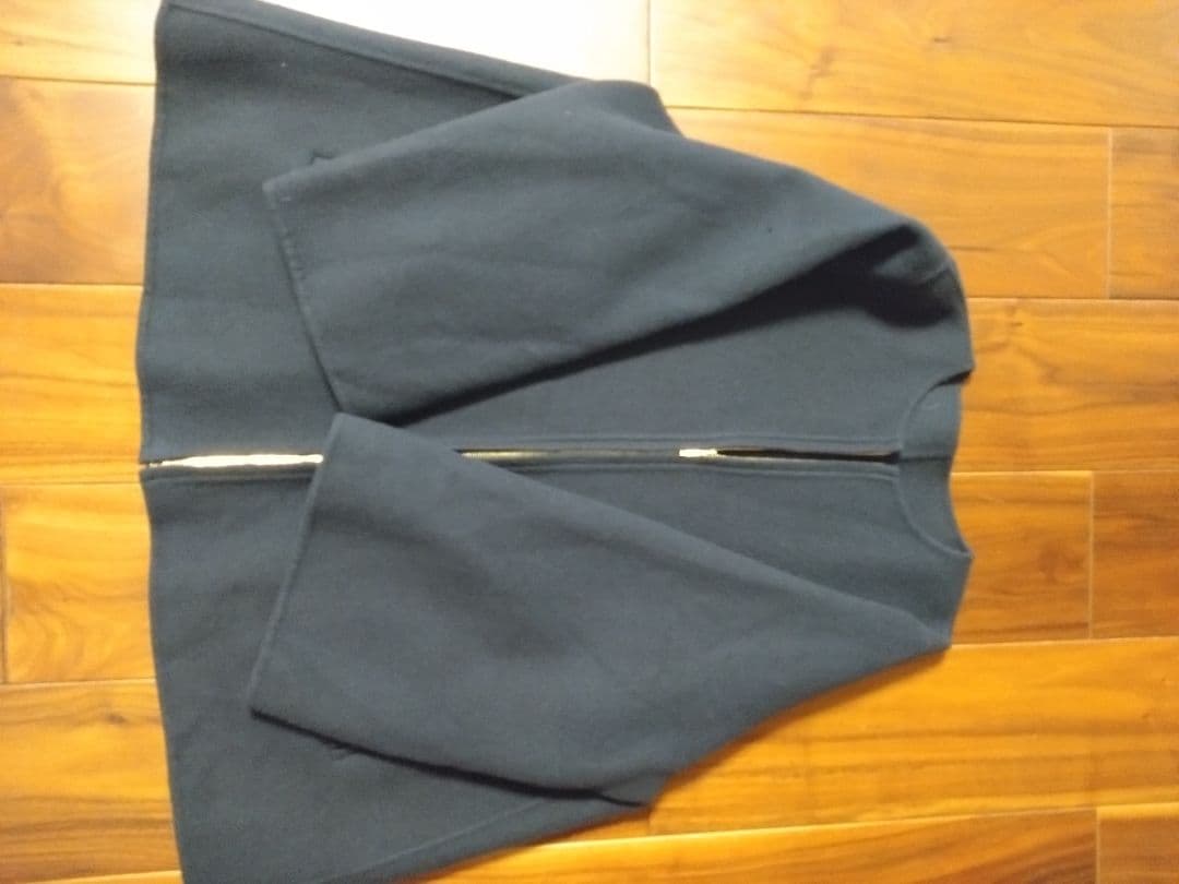 ウールリバーケープコート 23区グレー 38サイズ