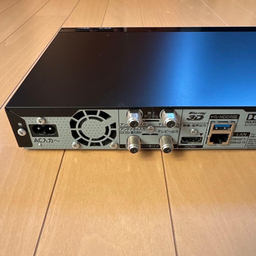 Panasonic DMR-BRW1020 ブルーレイレコーダー 黒