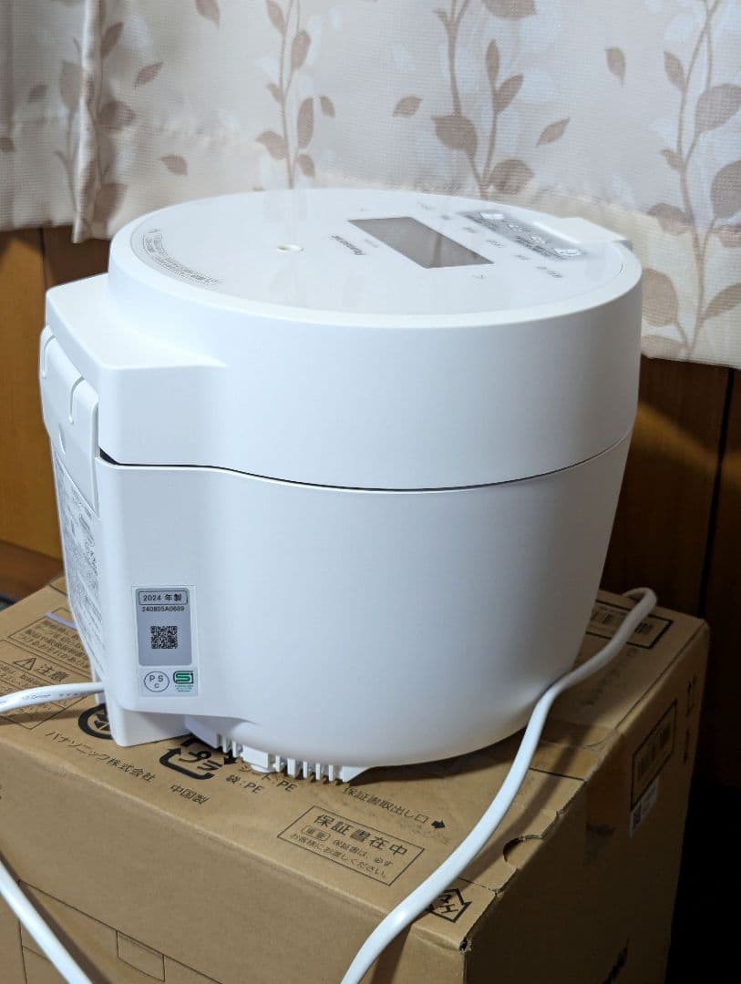 Panasonic 圧力IH炊飯器 SR-R10B 取説 元箱 保証書有 美品
