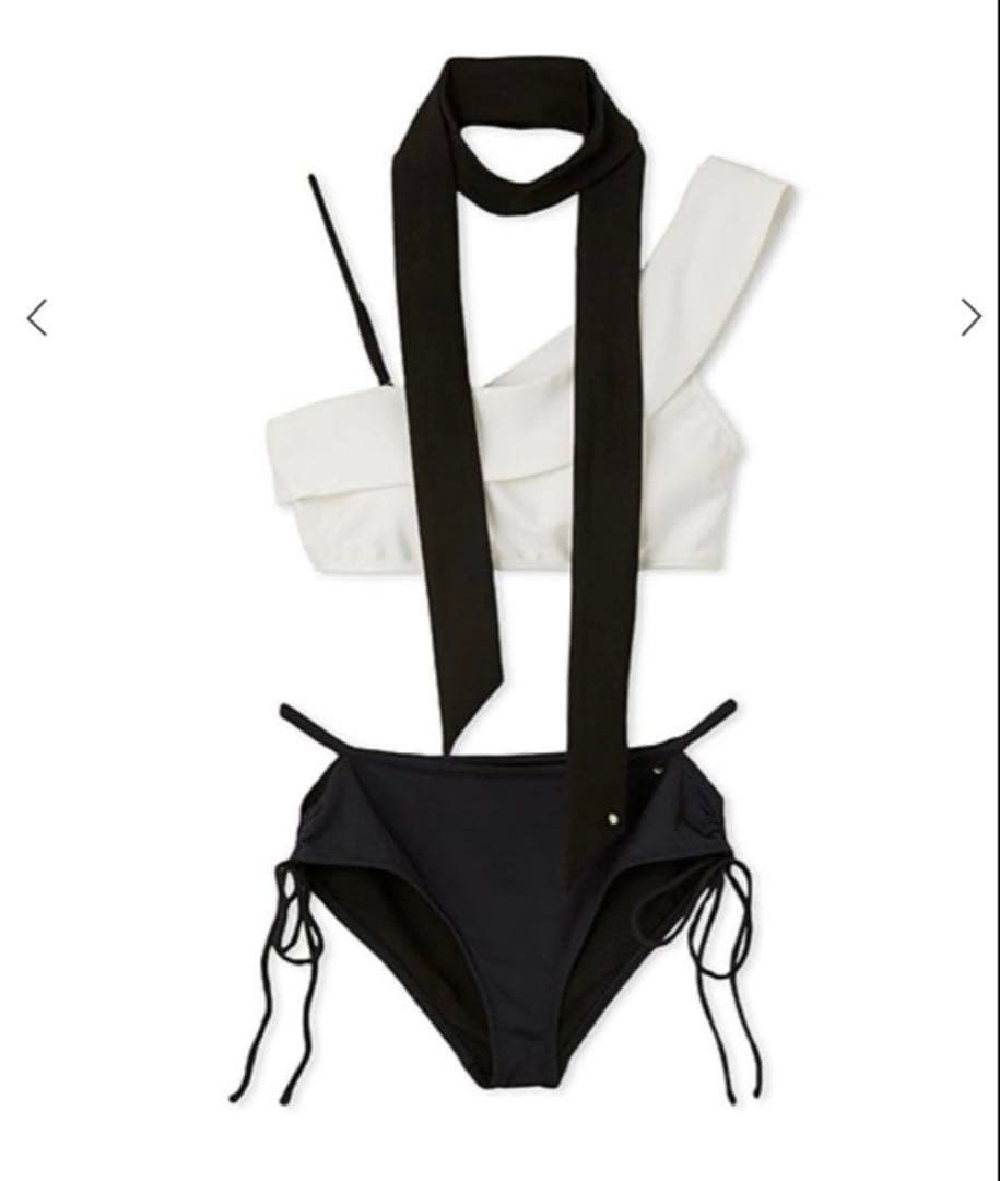 新品　FRAY I.D アシメカラーセパレートスイムウエア　フレイアイディー