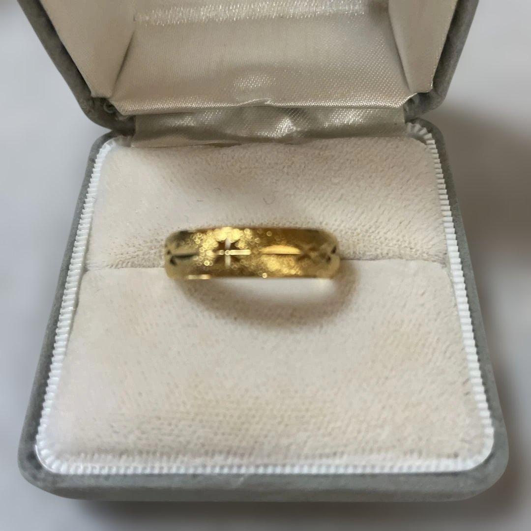 遺品整理　指輪　ゴールド系　刻印あり　値下げ　お値引き不可