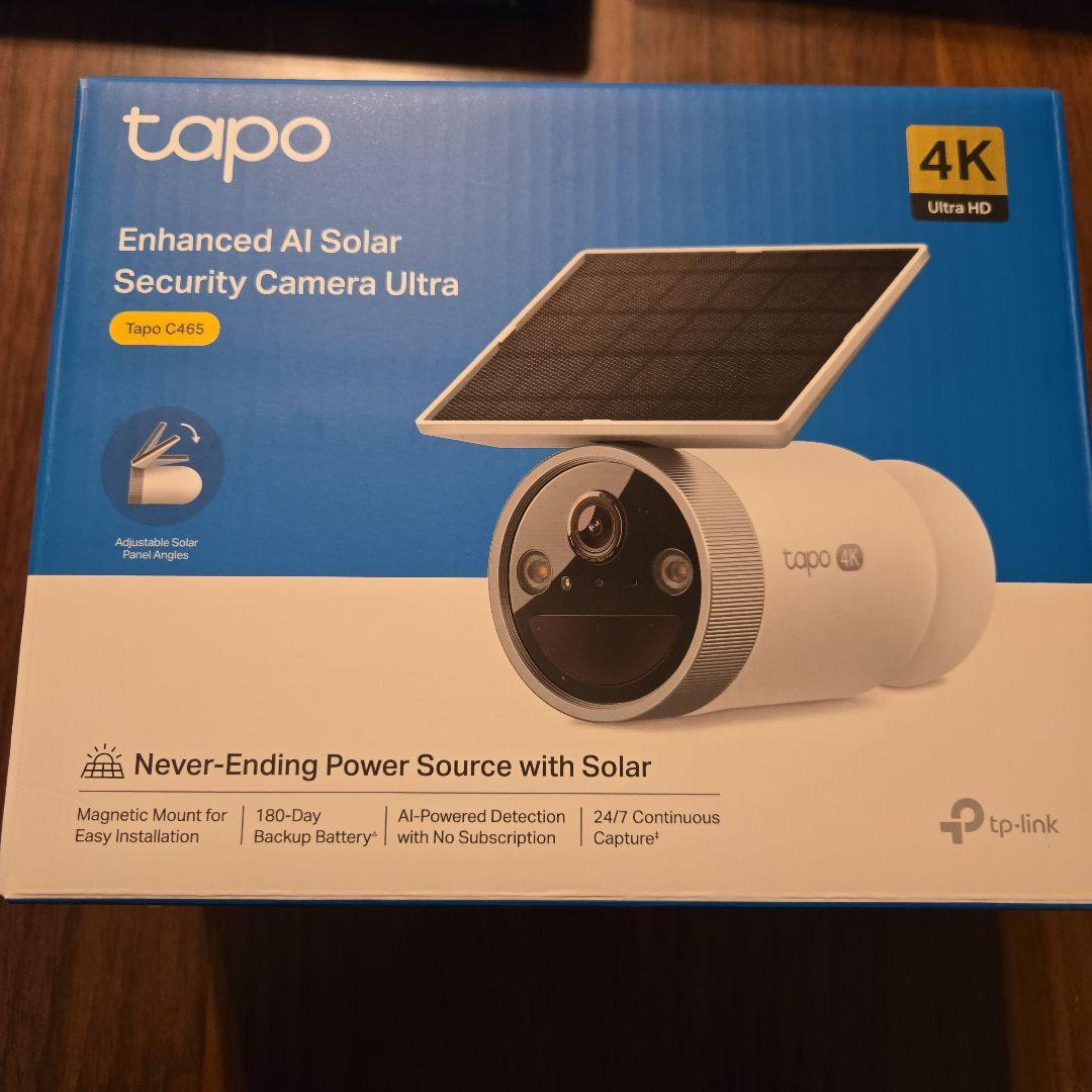 ラ*フ様 TP-Link Tapo C465 ソーラー充電 防犯カメラ 800万