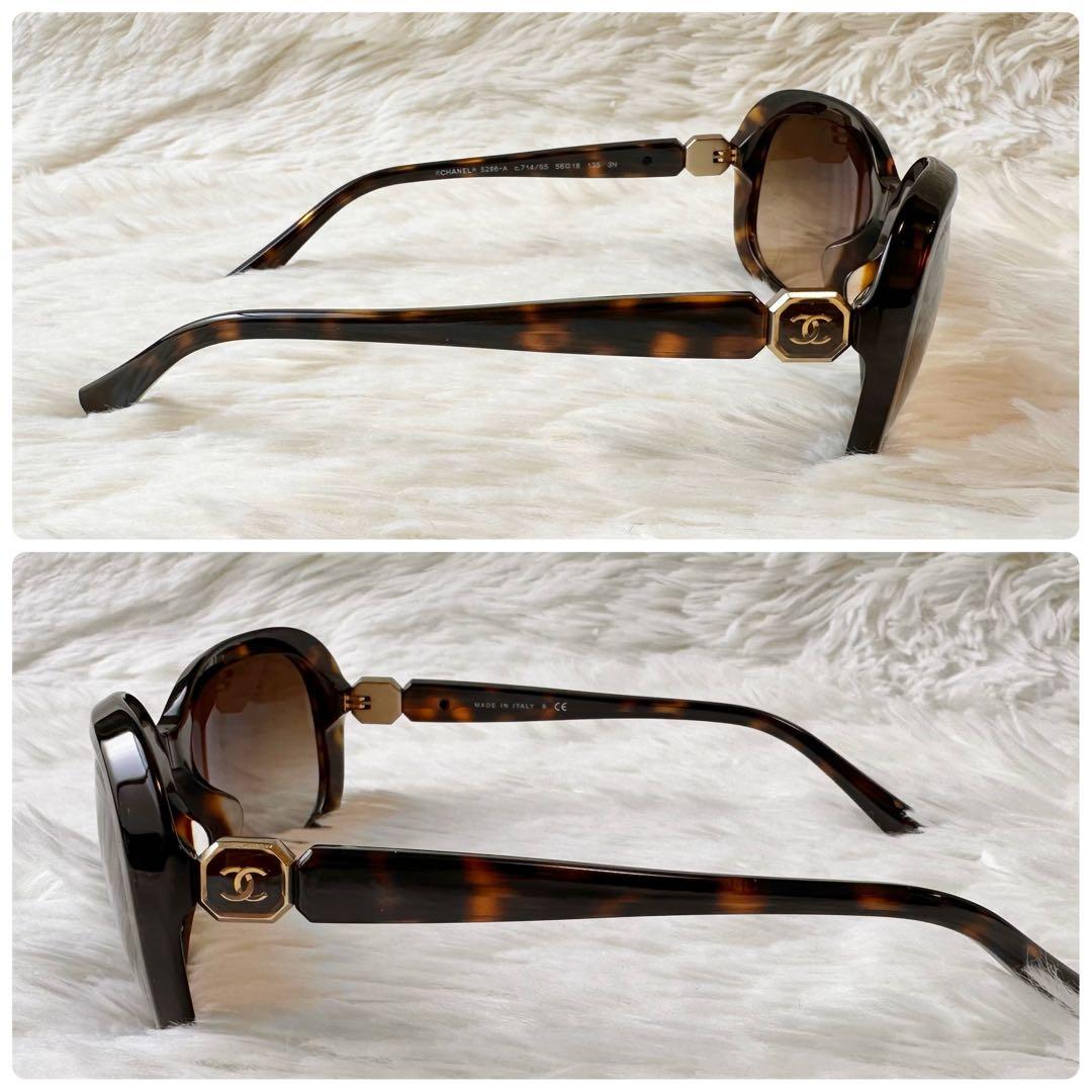 CHANEL シャネル 5286-A サングラス ココマーク ブラウン系