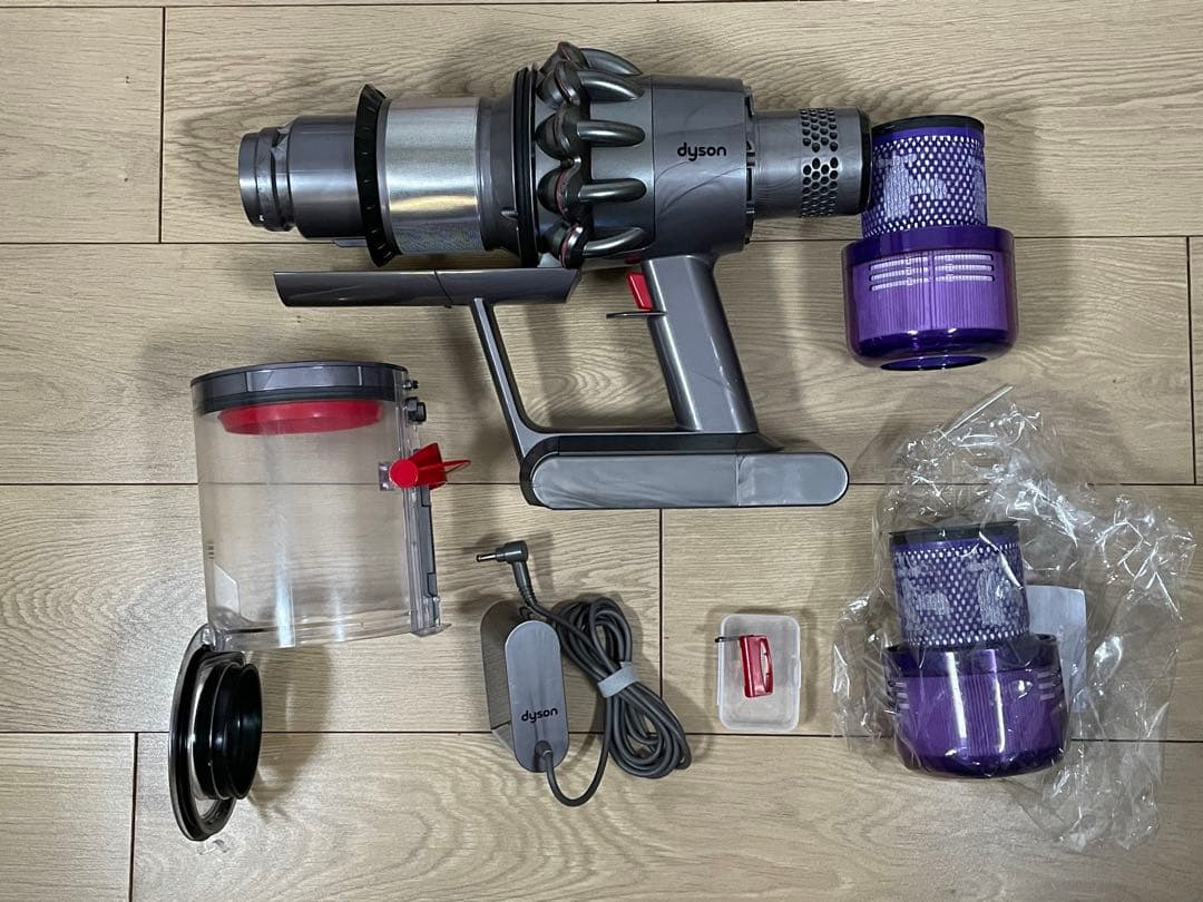 ダイソン⑬SV14V11absolute仕様２ヘッド純正スタンド補強型トリガー