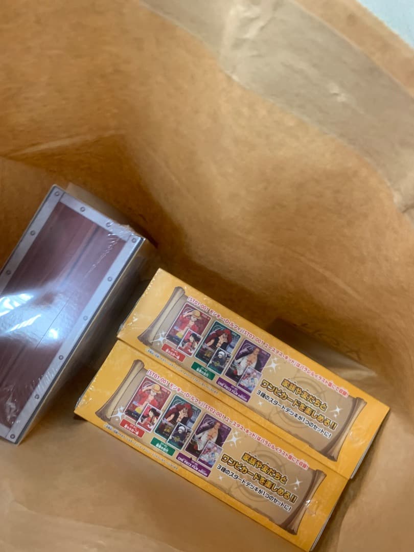 新品 シュリンク付き ONE PIECE CARD GAME ファミリーセット