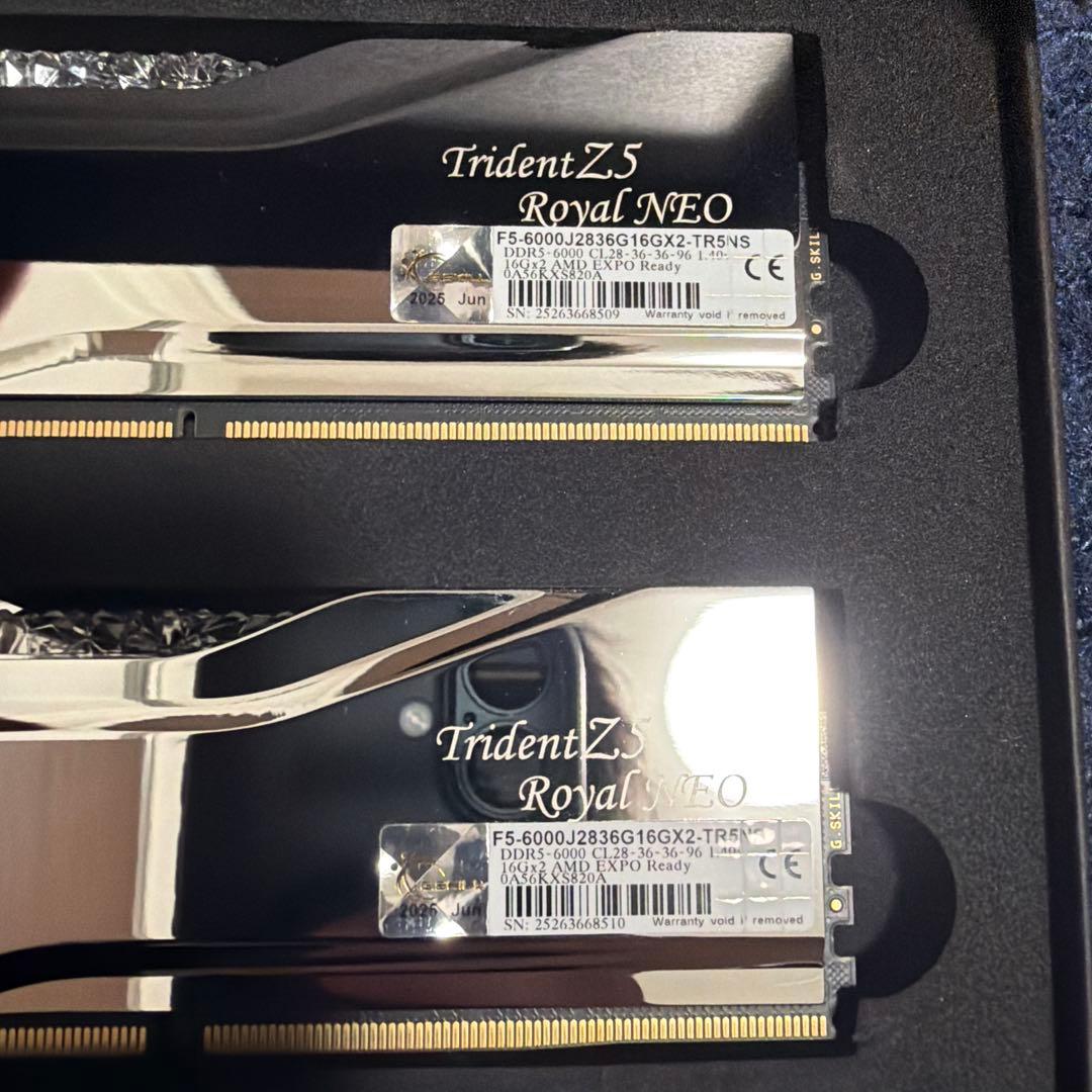 メモリー G.SKILL TridentZ5  Neo DDR5 32GB