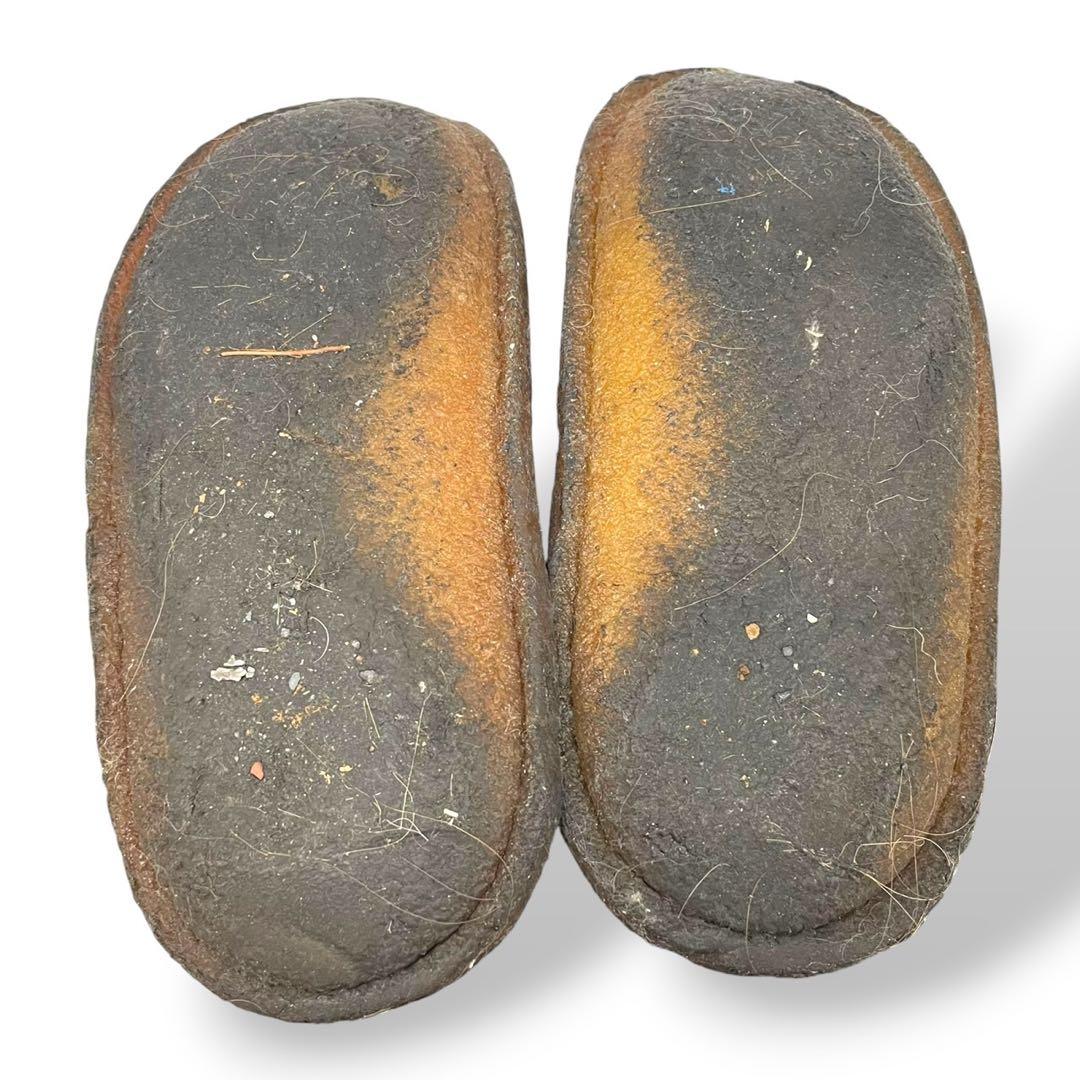 美品　希少　クロエ　モカシン　レザー　ムートン　黒