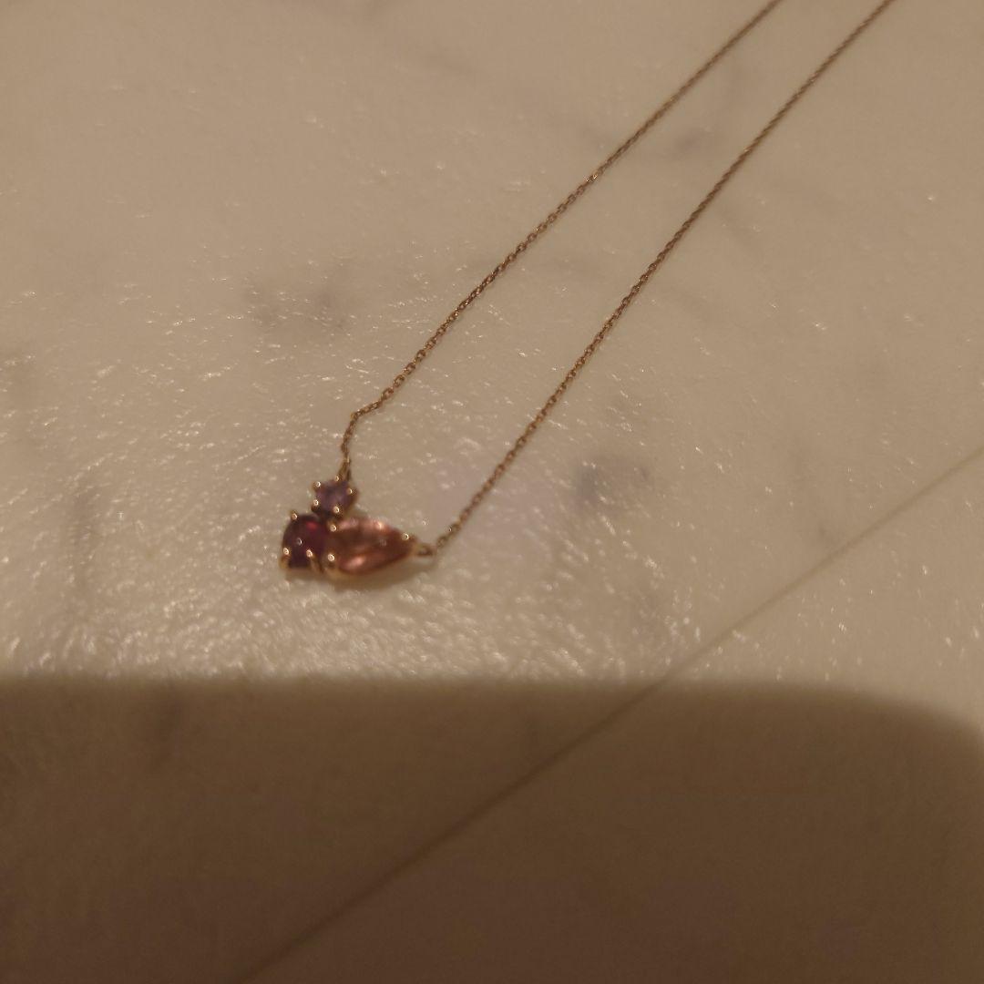 R*u様 スタージュエリー ネックレス K10 カラーストーン ゴールド ルビー