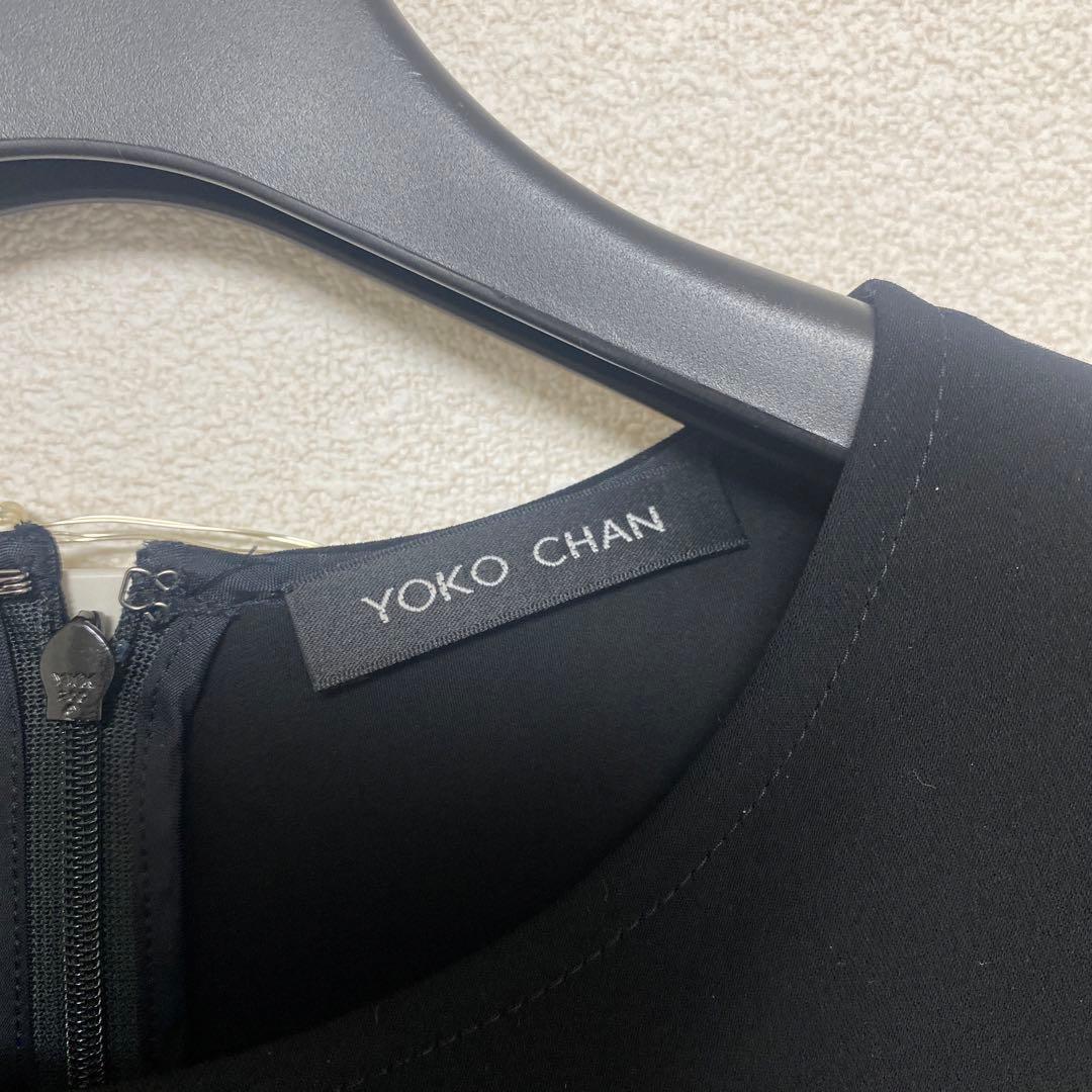 YOKO CHAN ヨーコチャン　黒 長袖チュニック　ブラウス　40サイズ