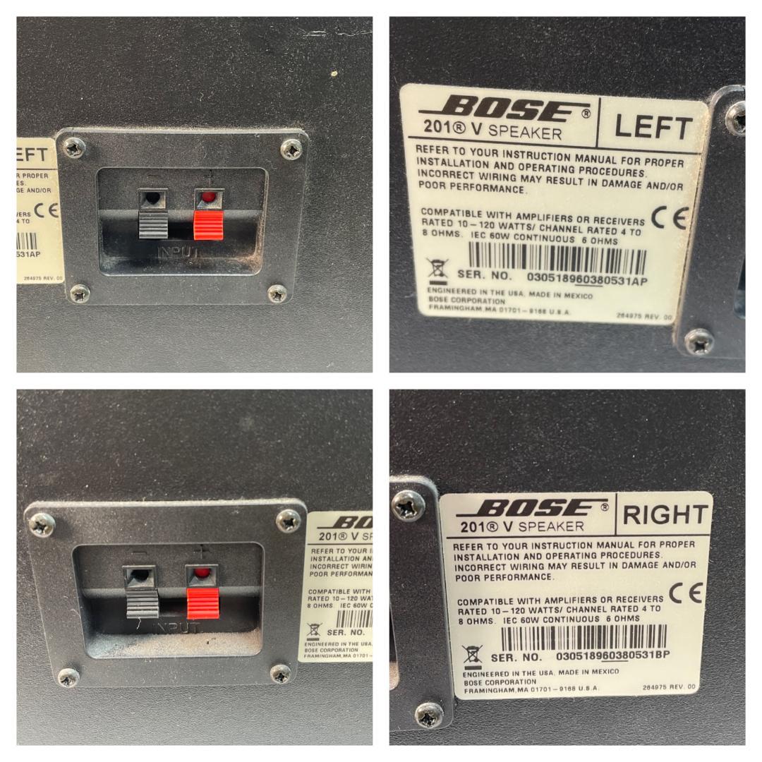 Y☆381 BOSE ペアスピーカー 201V　パンスタンド付き！
