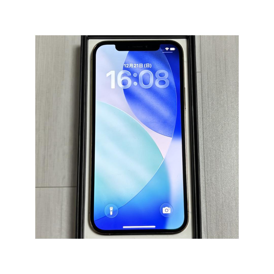 【美品】iPhone 12 Pro Gold 128GB SIMフリー