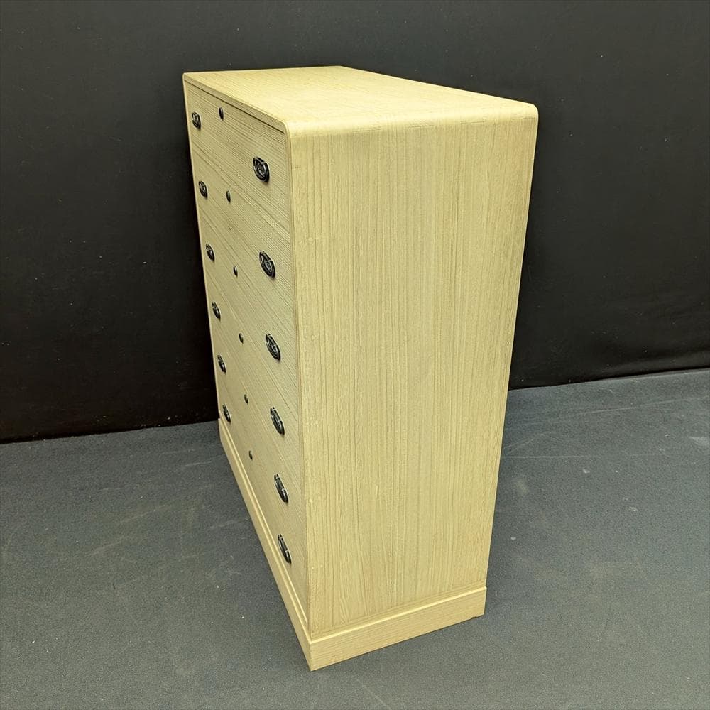 加茂総桐箪笥　浅野タンス　伝統工芸士 山本隆 作　整理箪笥　着物箪笥　タンス