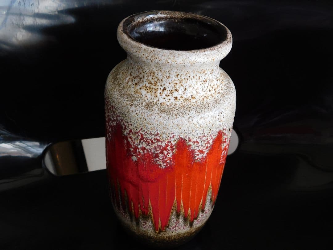 西ドイツ　ビンテージ花瓶　fatlava Scheurich Lora