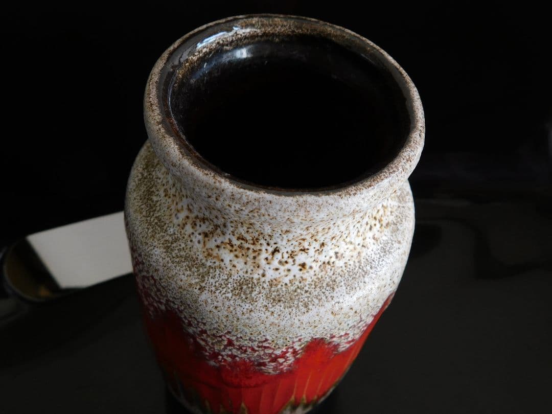 西ドイツ　ビンテージ花瓶　fatlava Scheurich Lora