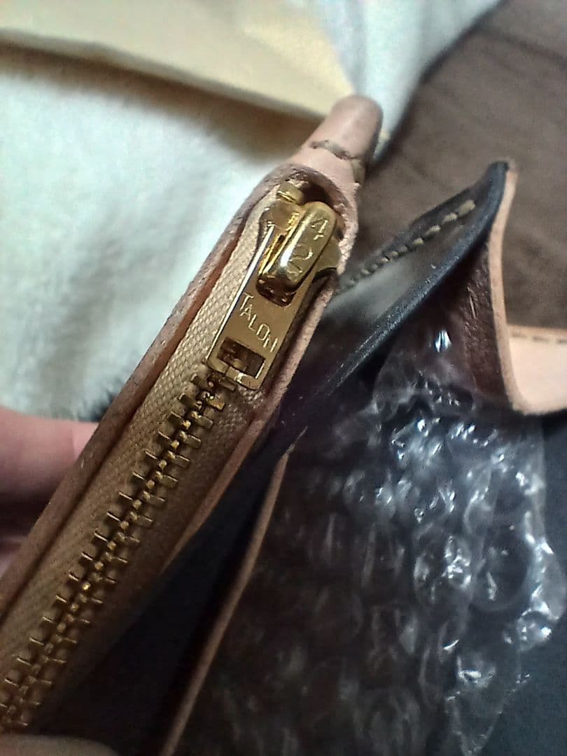 新喜皮革 オイルコードバン トラッカーウォレット ウォレットチェーン付き