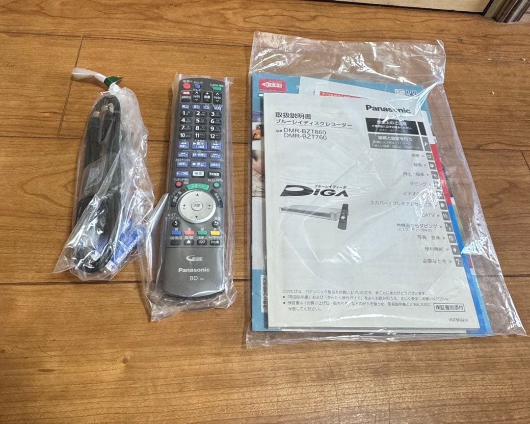 未使用　Panasonic パナソニックDMR-BZT760 ブルーレイDIGA