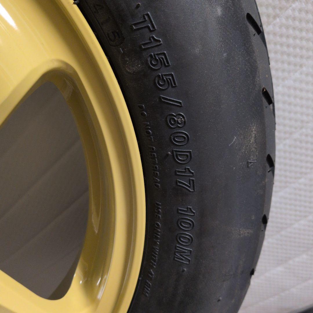 スペアタイヤ　17インチ ホイール T155/80D17