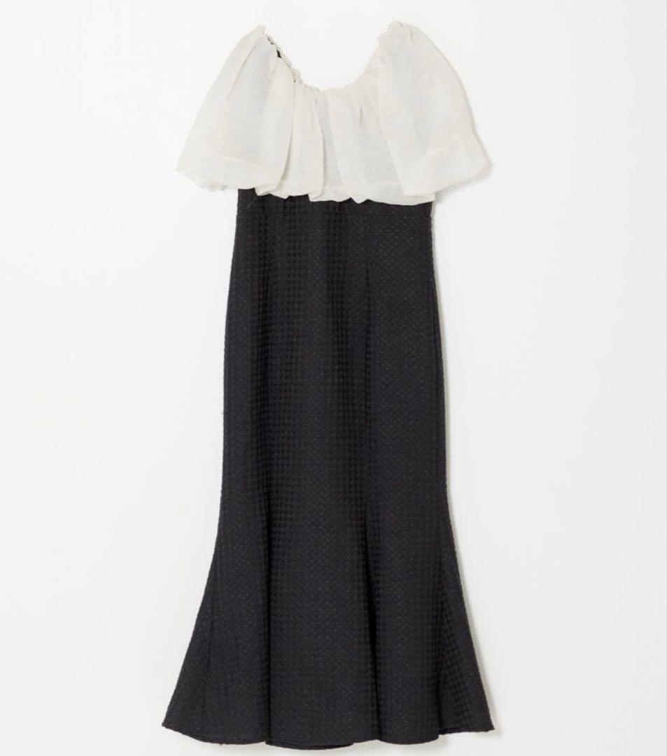 【新品】LEJA 2WAYオフショルダーパフスリーブマーメイドドレス