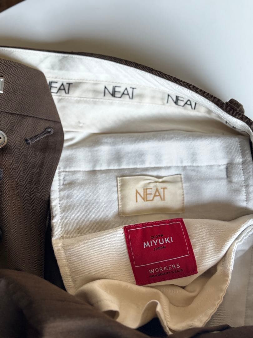 h*r様 NEAT / UNFINISHED WOOL HERRINGBONE