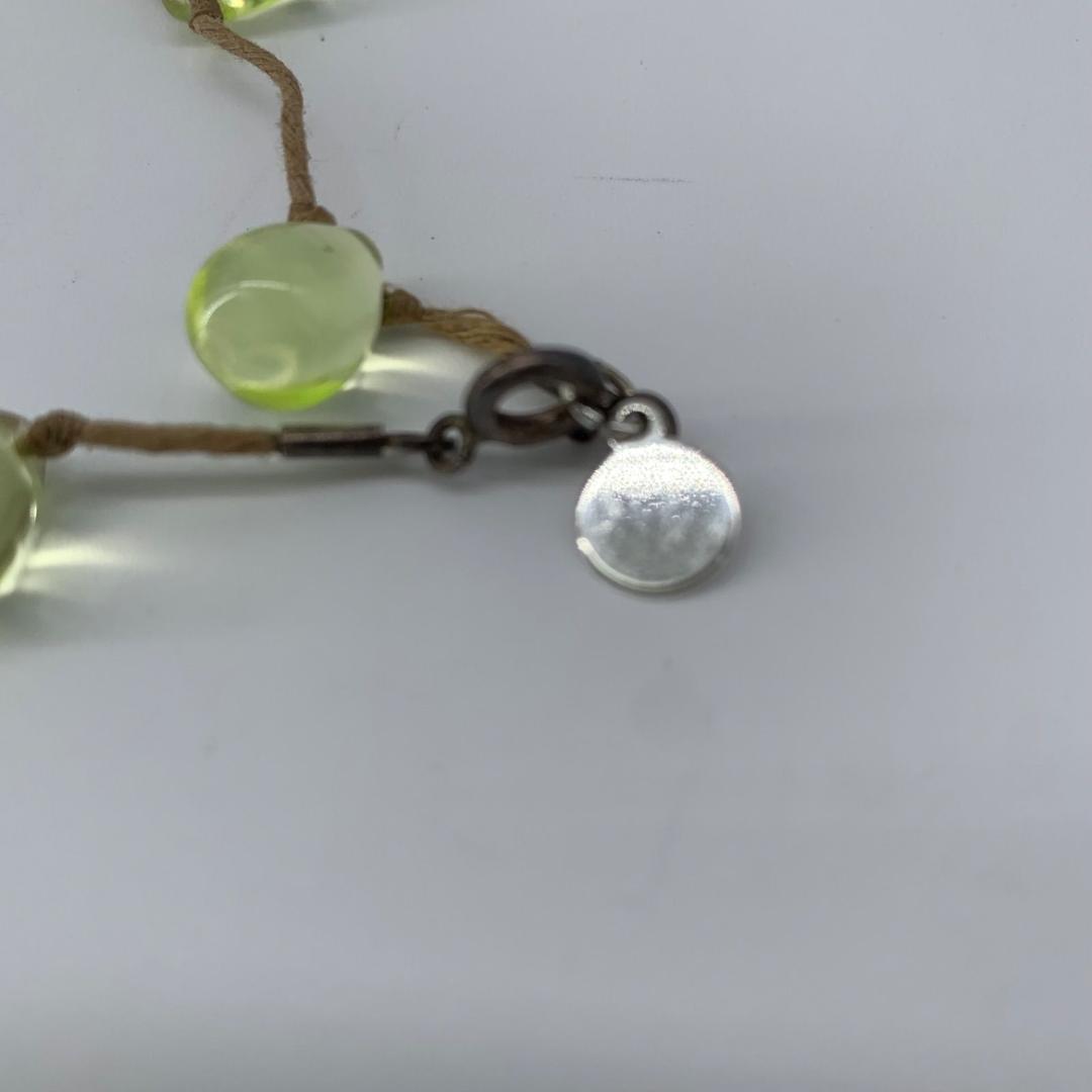 14309✨レア✨sisi joia クリスタル ビーズ ネックレス グリーン