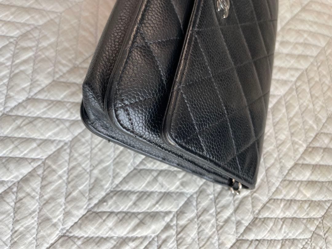 専用シャネル　キャビアスキンチェーンウォレット