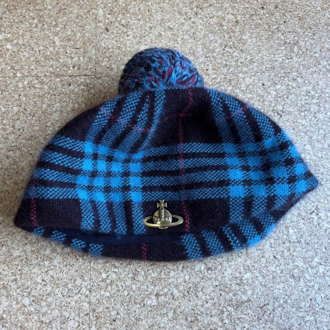 vivian westwood 試着のみ美品 ポンポン付きベレー帽