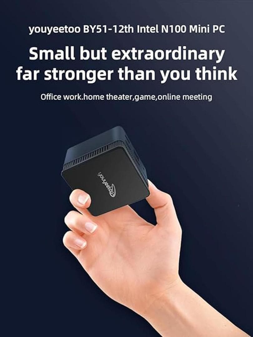 【新品】Windows 11 Pro Mini PC N100 12G+128G