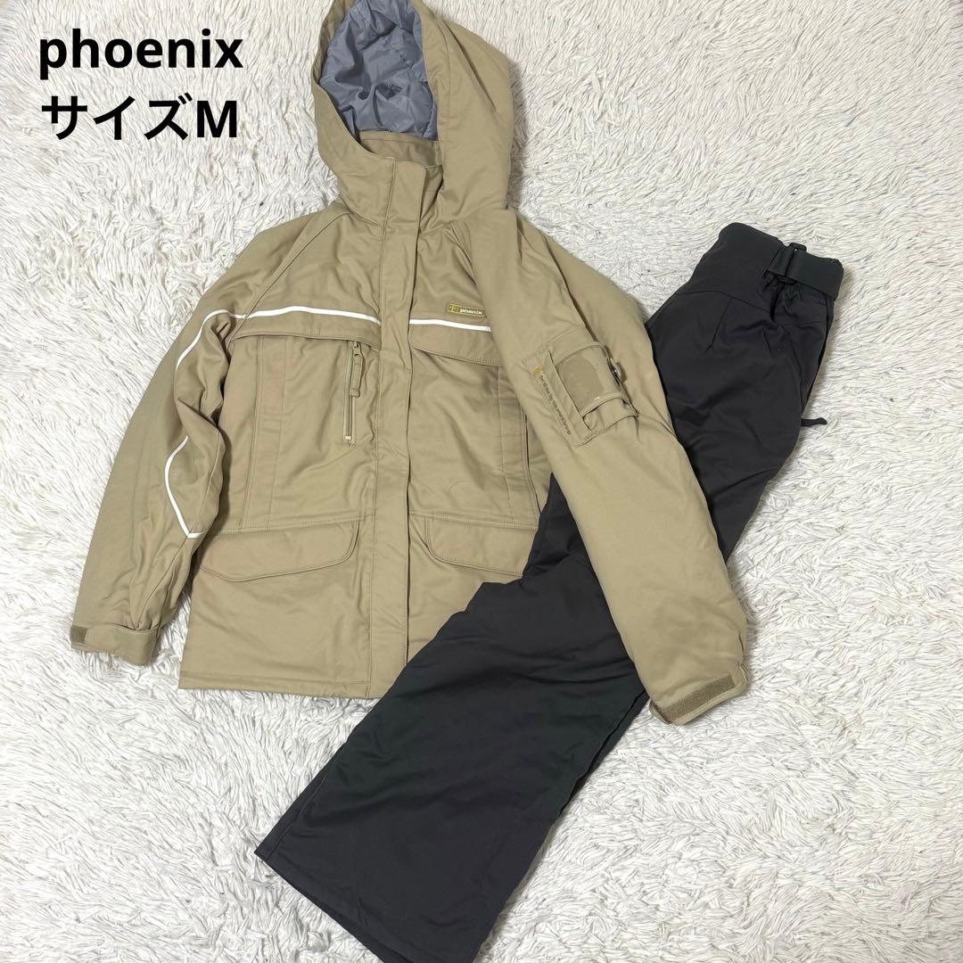 【美品】 フェニックス スキーウェア サイズM 上下セット フード 人気