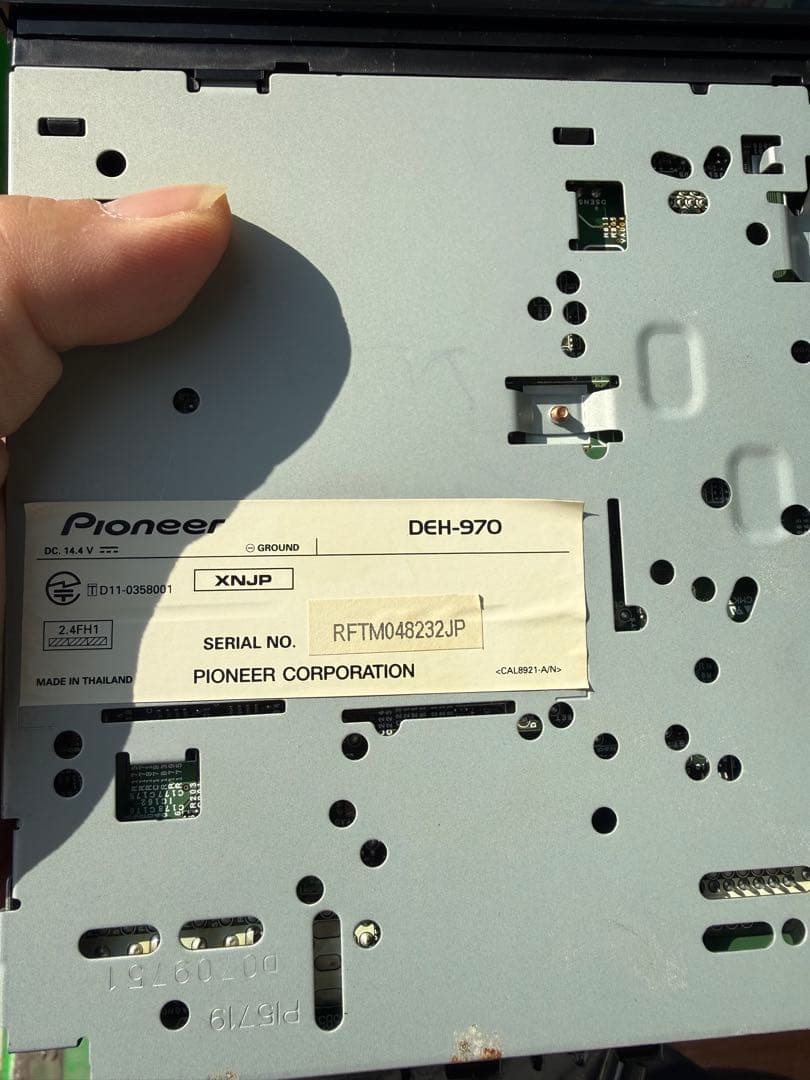 Pioneer DEH-970 GM-D1400Ⅱ セット　deh-970