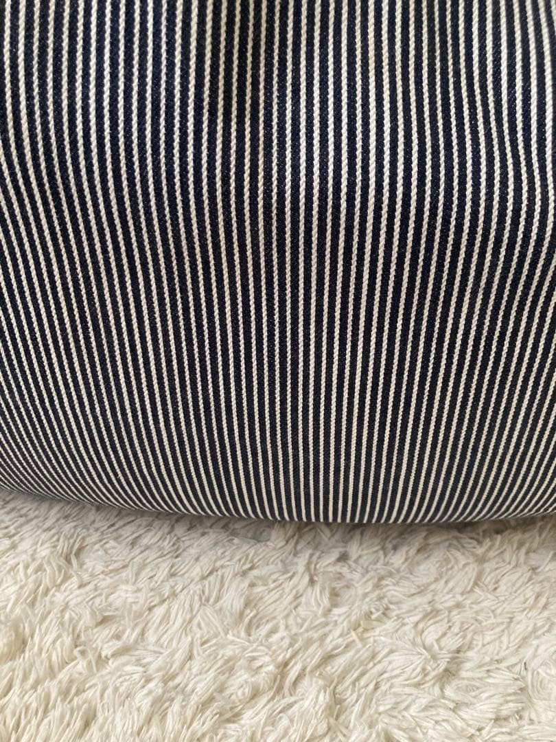 無印良品　体にフィットするソファ大　65×65×43cm 綿デニム　ヒッコリー