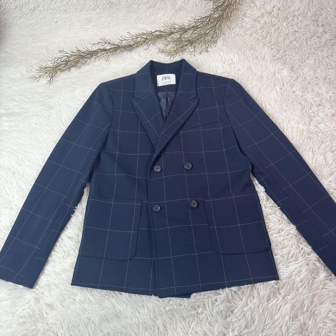 美品✨ ZARA ザラ フォーマルセット 卒業式 150 スーツ ネイビー
