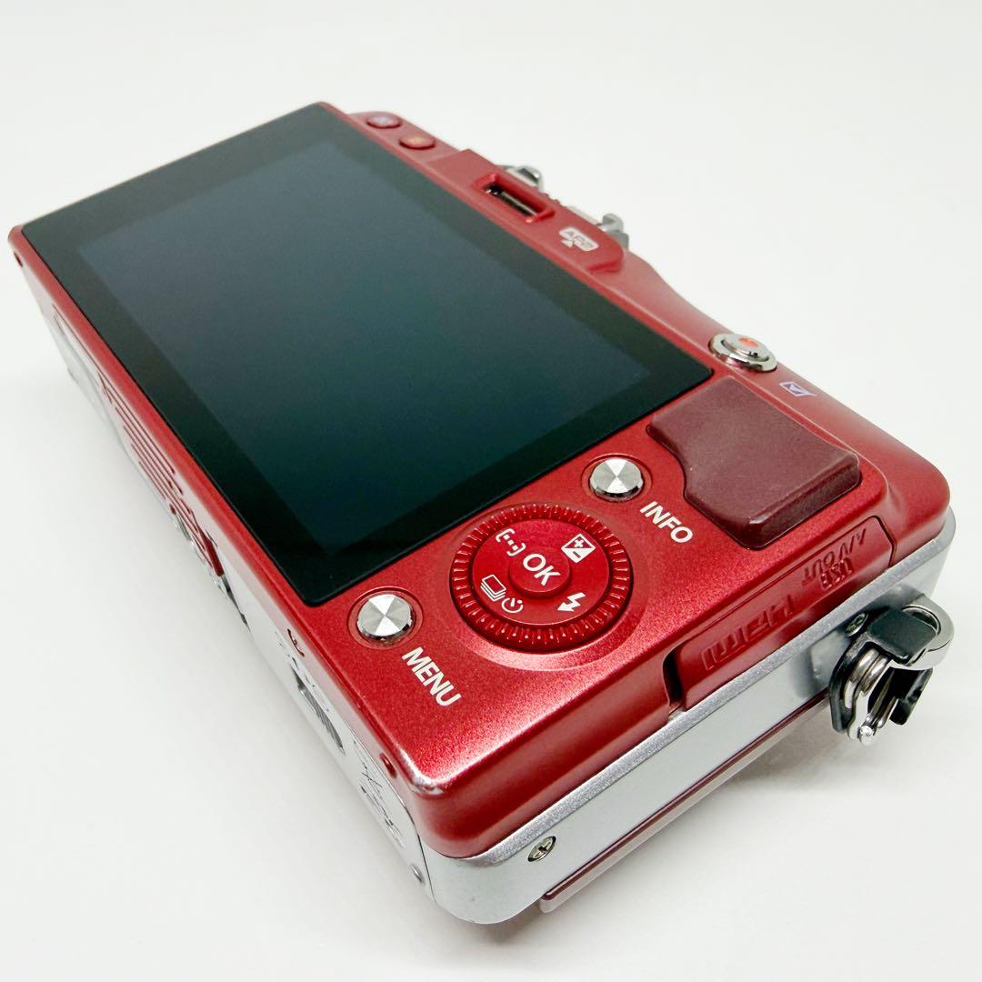 OLYMPUS PEN Mini E-PM2 レッド オリンパス ミラーレス 赤