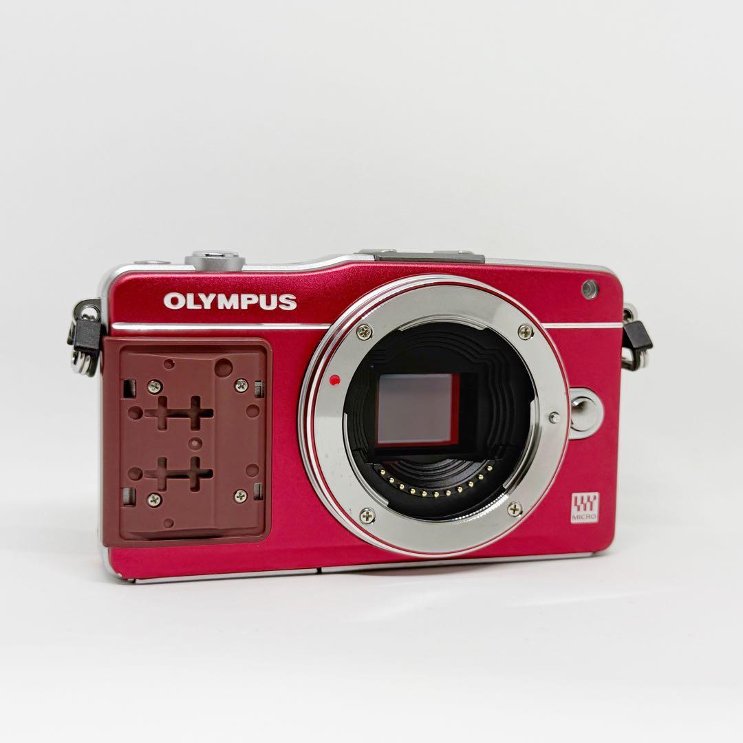 OLYMPUS PEN Mini E-PM2 レッド オリンパス ミラーレス 赤
