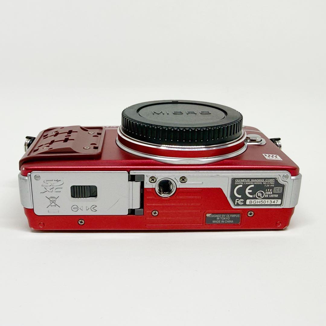 OLYMPUS PEN Mini E-PM2 レッド オリンパス ミラーレス 赤