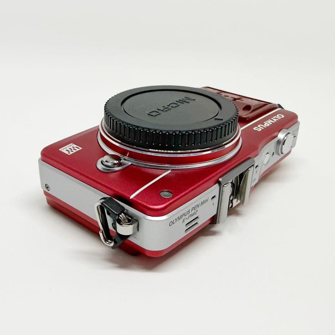 OLYMPUS PEN Mini E-PM2 レッド オリンパス ミラーレス 赤