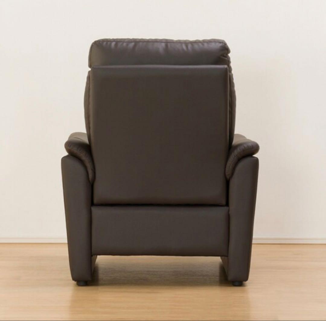 【大特価】ニトリ　１人掛け皮ソファ