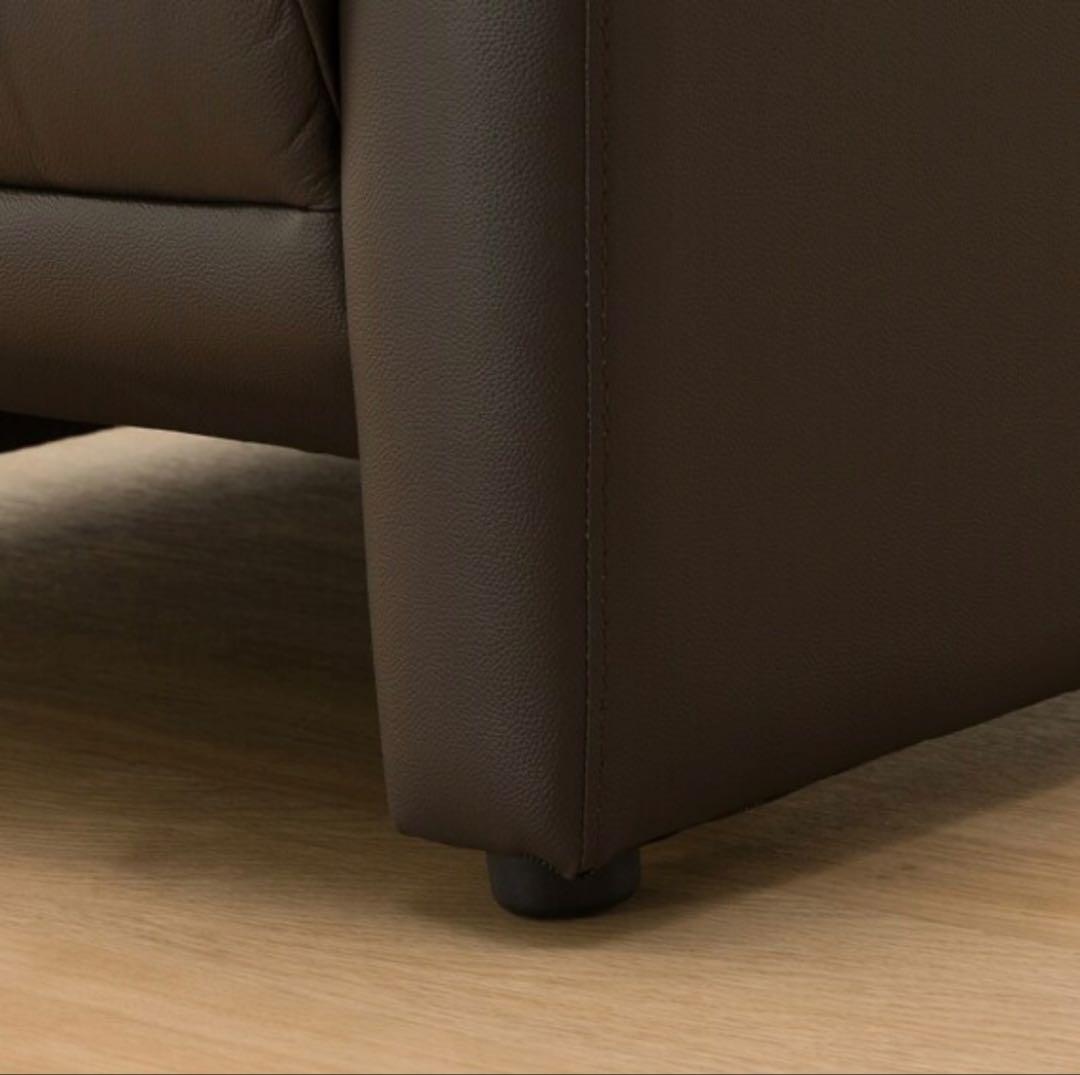 【大特価】ニトリ　１人掛け皮ソファ